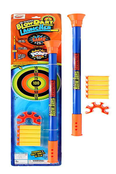 BLOWING DART SET ON CARD | O.K.K. Trading, Inc.