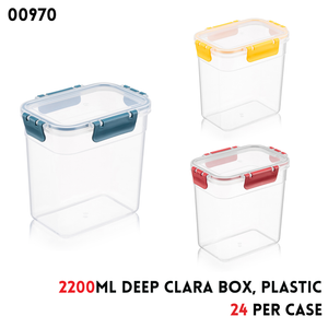 Deep Clara Box 2200ml, Plastic