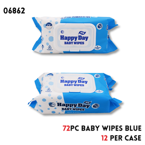 BABY WIPES BLUE 72PC