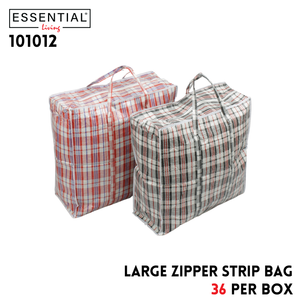 Large Zipper Strip Bag