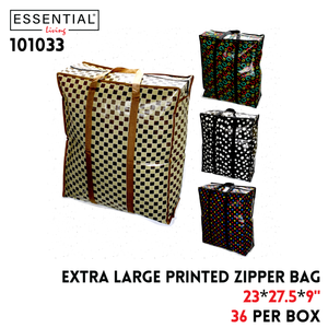 Extra Large Printed Zipper Bag 23"X27.5"X9"