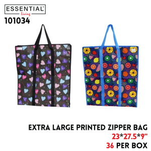Extra Large Printed Zipper Bag 23"X27.5"X9"