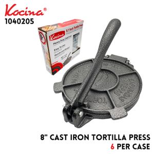 8" Cast Iron Tortilla Press