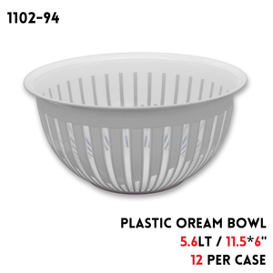 Oream Bowl -4  (5.6Lt) ,plastic,Antrachite and White color