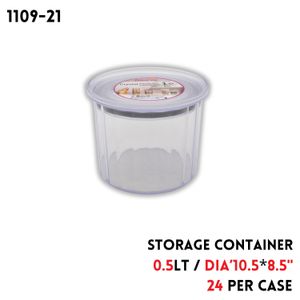 Crystal Srorage Box-1(0.5Lt)