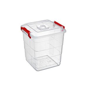 Transparent SQUARE STORAGE BOX-3 (16LT)