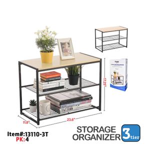 3-Tier Storage Organizer, 60x30x44.5cm