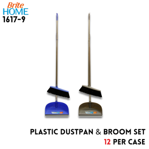 2pcs/set Dust Pan w/ Long Handle