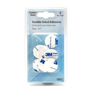 1" 3M Bouble Sided Adhesive 8Pcs Pack