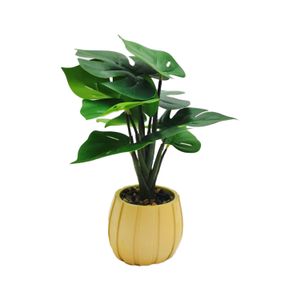 Artificial plant 10x3.5" ceramic pot