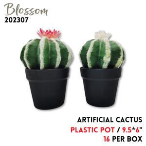 Artificial plant 9.5x 6" plastic pot