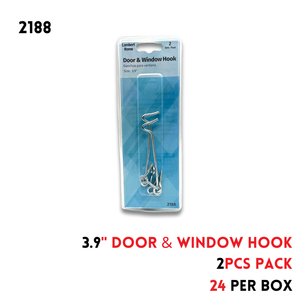 3.9" Door &Window Hook 2Pcs Pack