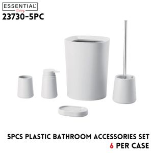 5Pcs Set Plastic Bathroom Assessories