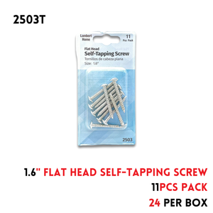 1.6 " Flat Head Self-Tapping Screw  11Pcs Pack