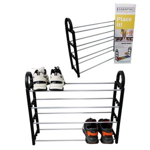 2 Layers Shoe Rack, Size: 65x17x53cm, Tube: 9.5mm