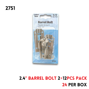 2.4" Barrel Bolt 2+12 Set Pack