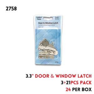 3.3" Door And Window Latch 3+21 Set Pack