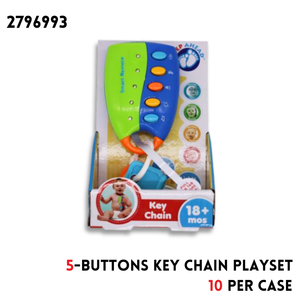 5-Buttons Key Chain Playset  C/P10