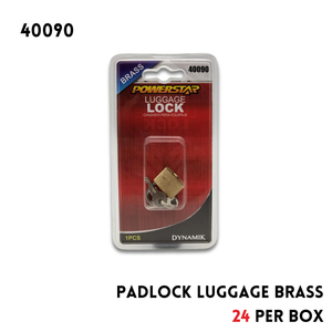 Padlock Luggage Brass