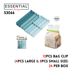 12Pcs Bag Clip, 4pcs Large & 8pcs Small Size