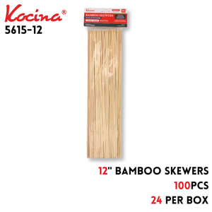 Bamboo 12" Skewers 100pcs