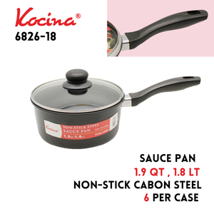 Sauce Pan 1.8LT Non-Stick Sabon Steel