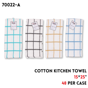 1pk Cotton Kitchen Towel (Weffle Design) 15x25"