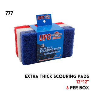 3 Pk Extra Thick Scouring Pads