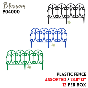 Plastic Fence ,23.8"x13",Asstd 4 colors