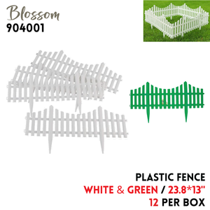 Plastic Fence ,23.8"x13",Asstd 2 colors