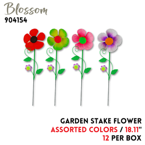 GARDEN STAKE FLOWER ASST