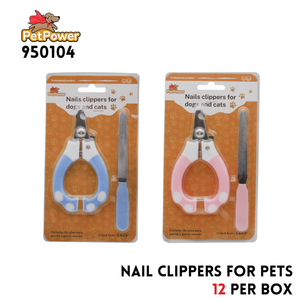 Nails Clippers For Dogs & Cats, Blue & Pink