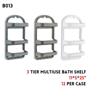 Multiuse Bath Shelf, 5"x11"x25"