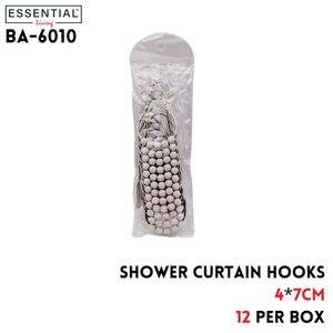 Shower Curtian Hooks, 2 colors, 4x7cm