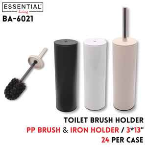 Toilet Brush Holder,pp brush,iron holder,3color assted,3"x3"