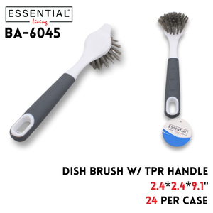 Dish Brush With Tpr Handle 2.4*2.4*9.1" Inch