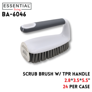 Scrub Brush With Tpr Handle 2.8*3.5*5.5" Inch