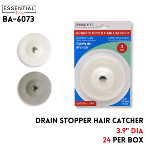 Drain Stopper Hair Catcher, Dia: 3.9''