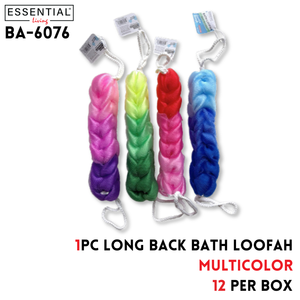 1pc Long Back Bath Loofah (Multicolor),70g,PE