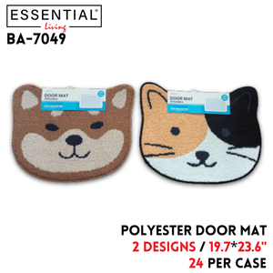 Door Mat 19.7"x23.6", 4 Colors, PVC