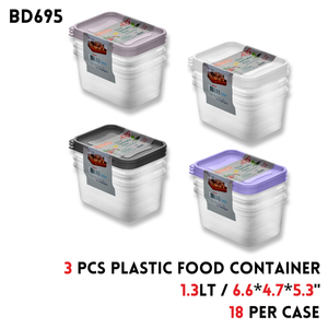 Flexi Box 3Piece Set No: 2  (1.3 L)