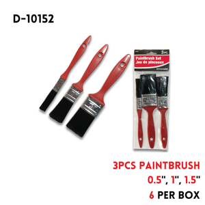 3Pc. Assorted Paintbrush