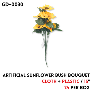 Artificial Sunflower  15",cloth+plastic