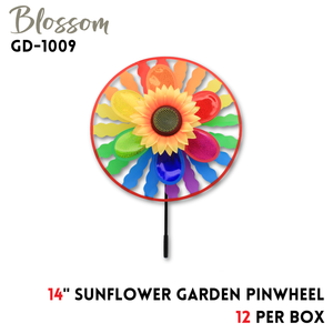 14" Sunflower Pinwheel