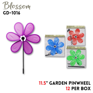 11.5"Garden Pinwheel