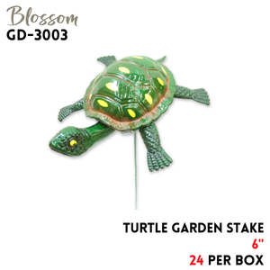 Turtle Garden Stake,6"