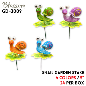 Snail Garden Stake,4 colors