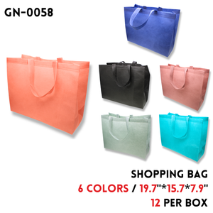 Solid Shopping bag 19.7"x15.7"x7.9", 6s ,nonwove