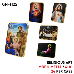 Religious Art Frame 6"x8" 6 Design