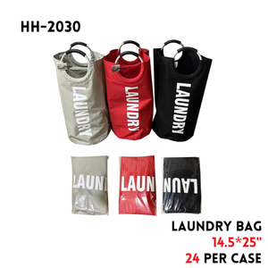 Laundry Bag,14.5“x25"tal Handle Woam, 600D Oxford, 3 Colo2E